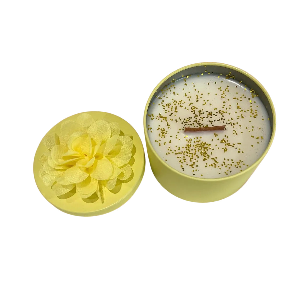 Yellow 230g Candle Tin