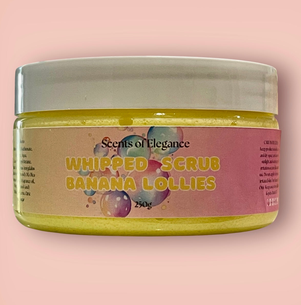 Banana Lollies Type Whipped Scrub 250g