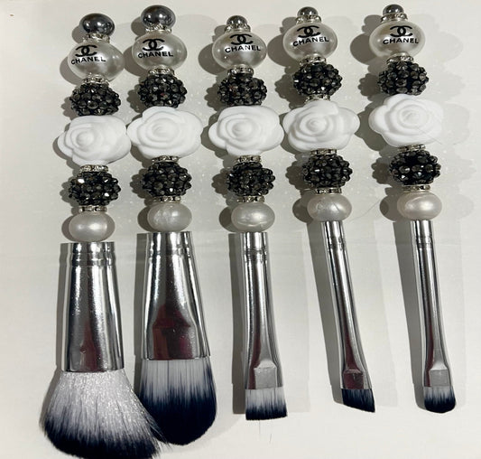 CC Inspired Pearl 5pcs Makeup Brush Set