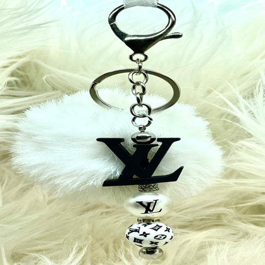 LV Inspired Keychain