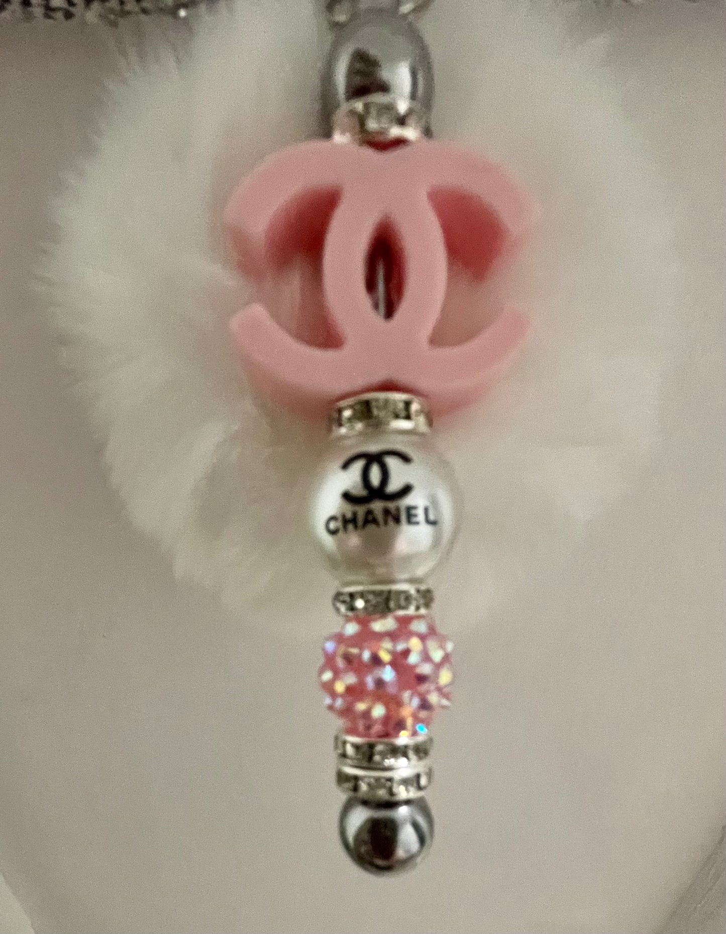 CC Inspired Pink Keychain