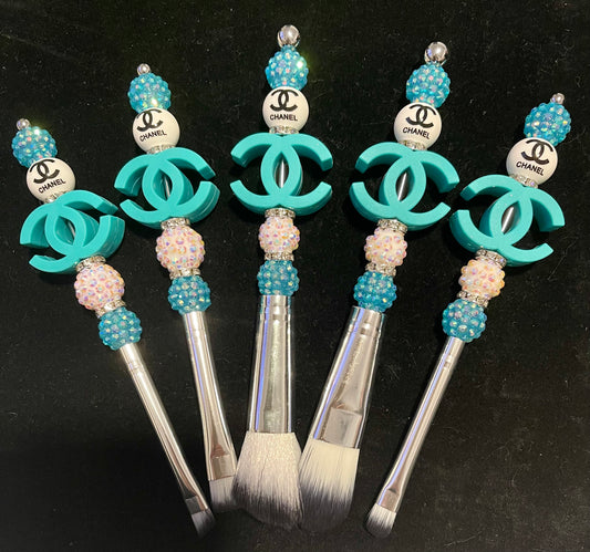 CC Inspired Teal Makeup Brushes