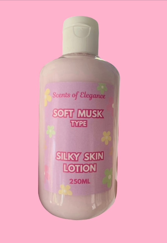 Silky Skin Body Lotion Soft Musk 250g