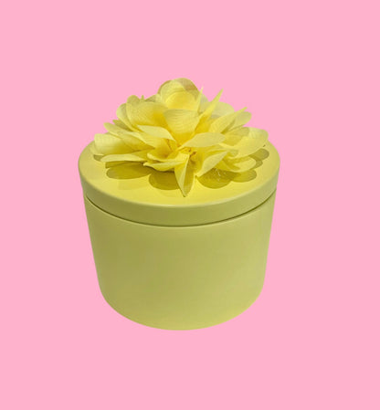 Yellow 230g Candle Tin