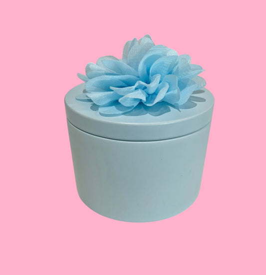 Blue 230g Candle Tin.