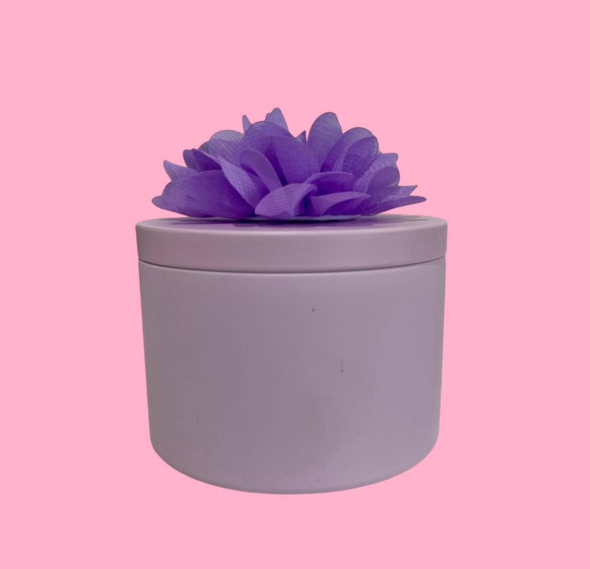 Purple 230g Candle Tin.