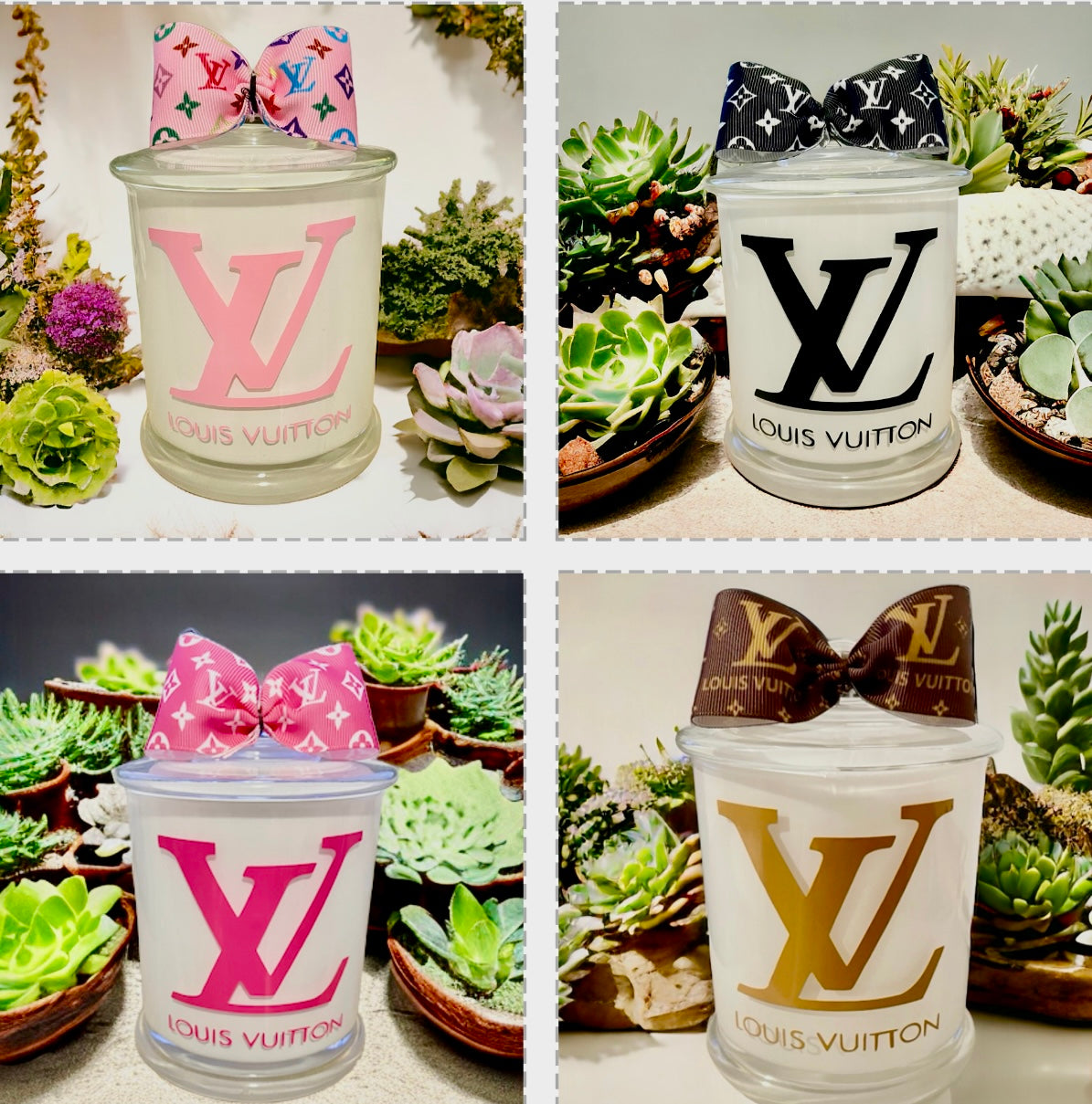 LV Inspired Collection of 450g Candle