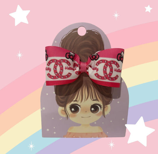 Hello Kitty CC Inspired hair bow