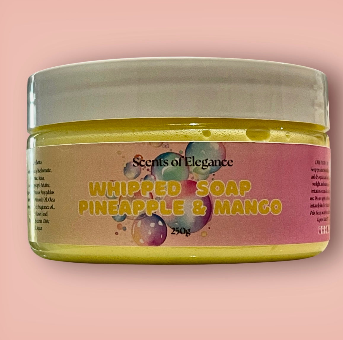 Pineapple & Mango Whipped Soap 250g